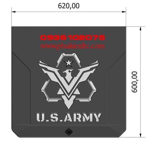 Tấm chắn bùn xe tải U.S.ARMY -