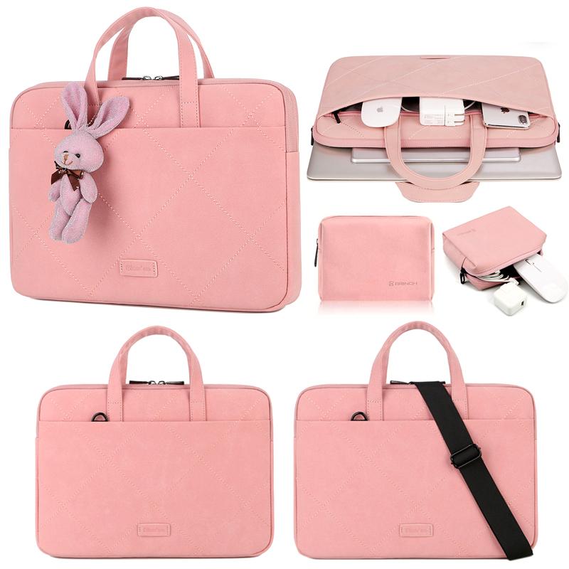 Chống Thấm Nước Túi Xách Đeo Vai Nữ 2020 Mờ PU Túi Xách 13.3 15 15.6 16 14 11 12 Túi Đựng Laptop Dành Cho macBook Huawei Mi HP Lenovo