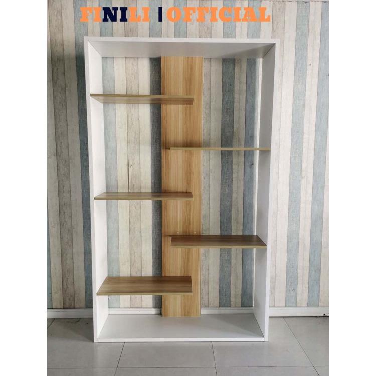 Kệ trưng bày nhiều tầng kết hợp FINILI và trang trí sản phẩm tại nhà đa năng FNL1691