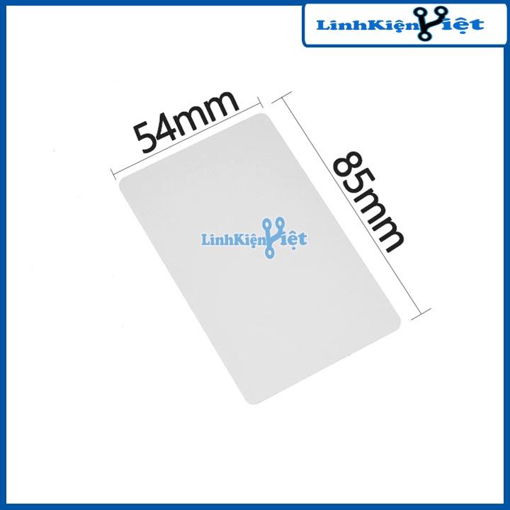 Thẻ RFID Trắng FM1108IC / RC522 13.56Mhz