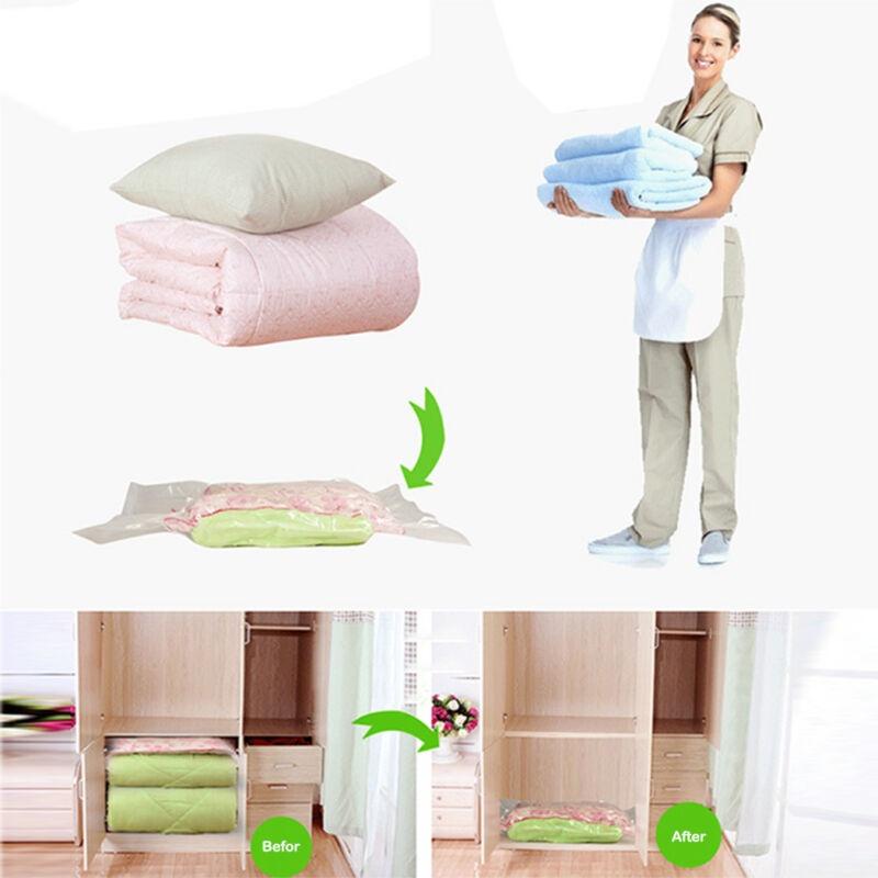 AA 4 Size Lager Jumbo Vacuum Storage Space Saving Bag Bags Vac Space Saver Bag Vacuum Seal Compressed Organizer Bag