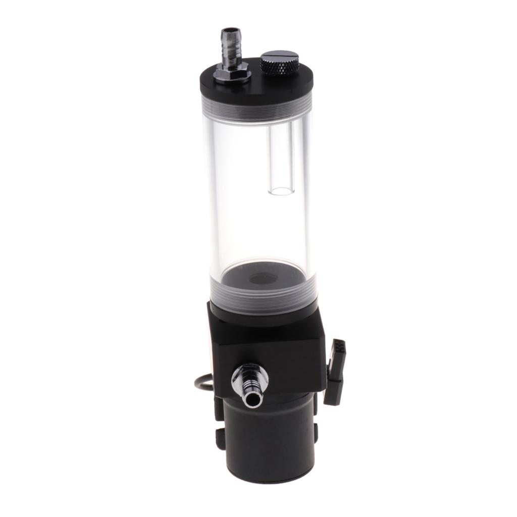 Cylinder Water Tank +G1/4 Thread 19W Pump Computer Water Cooling Radiator