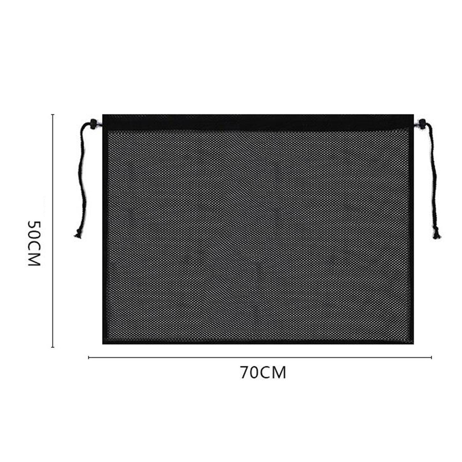 Car Side Window Sun Shade Visor Mesh Sun Visor Cover Side Black