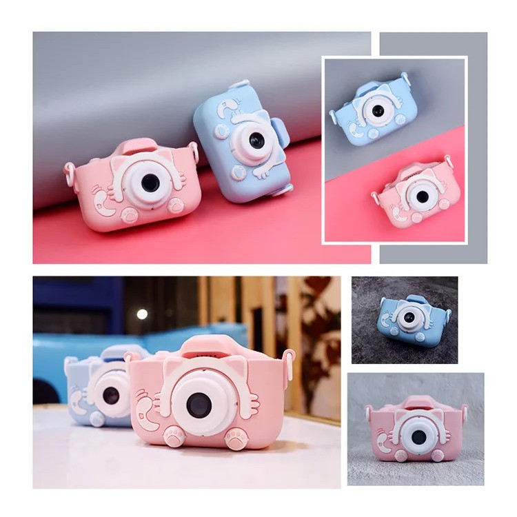 Máy ảnh cho trẻ em (có thể quay phim, chụp ảnh, chơi game) màn hình 2inch_ Hàng chính hãng