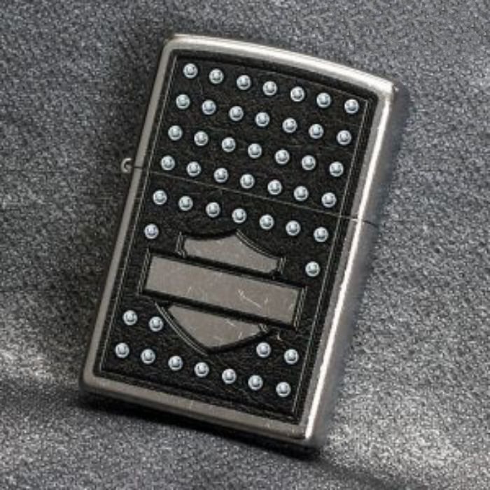 Bật Lửa Zippo Harley Davidson Shield – Street Chrome Chính Hãng Usa
