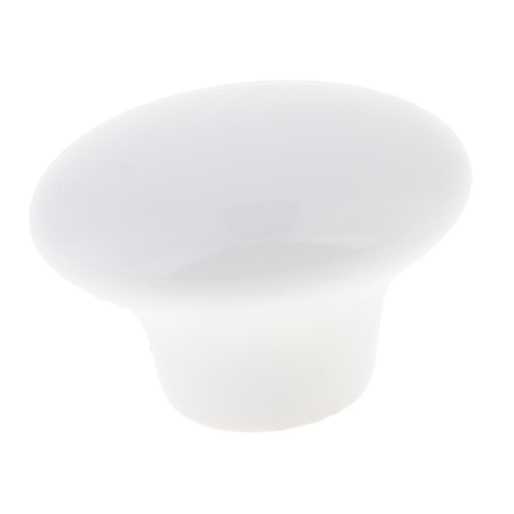 Porcelain Knob Furniture Kitchen Cabinet Round Drawer Pull Knobs