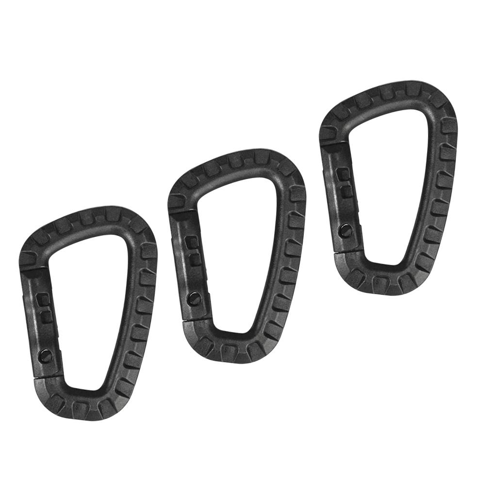 3 Miếng Carabiner Clip Keychain Ba Lô Ngoài Trời Snap Hook