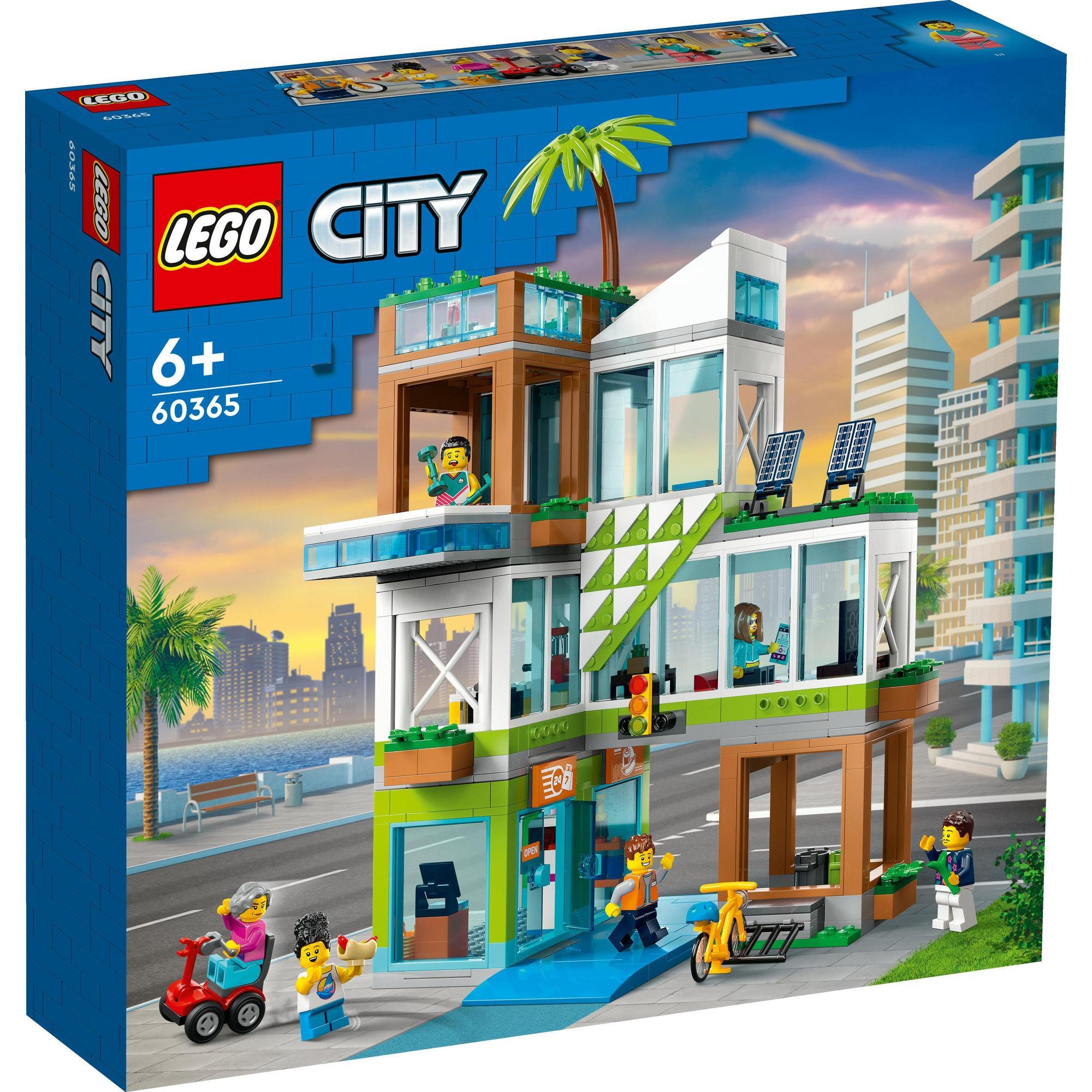 LEGO City 60365 Đồ chơi lắp ráp Căn hộ thành phố (688 chi tiết)