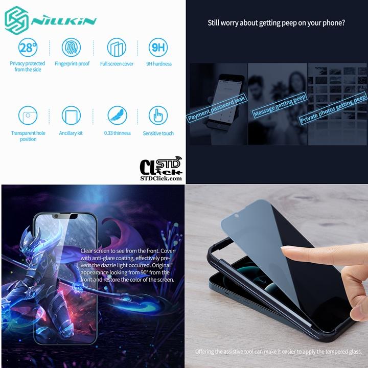 KÍNH CƯỜNG LỰC DÀNH CHO IPHONE 13 PRO MAX NILLKIN GUARDIAN CHỐNG NHÌN TRỘM