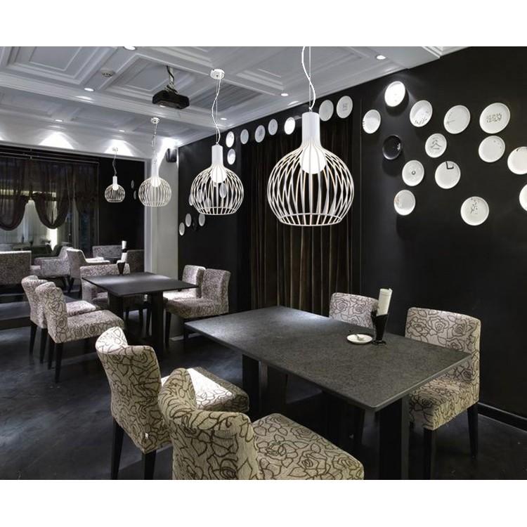 COMBO 3 thả Chụp nơm CHIM trang trí nhà cửa, quán cafe - kèm bóng Led cao cấp
