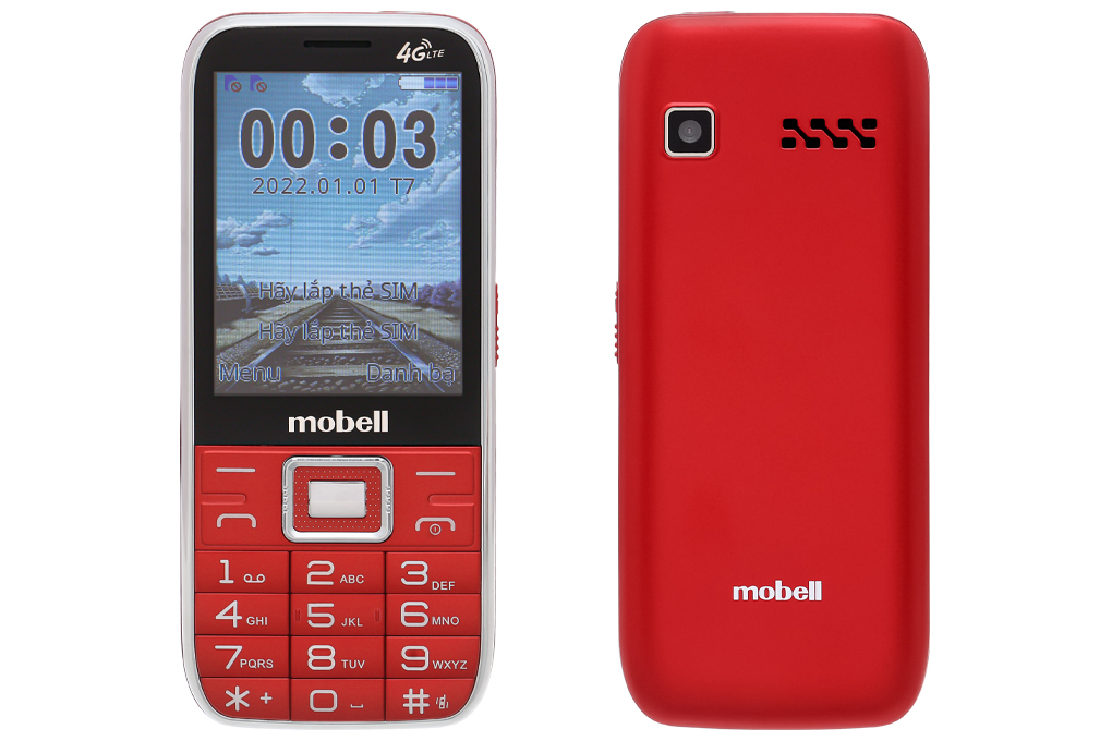 Điện thoại Mobell M539 4G - Màn hình lớn 2.8 inch - Hàng chính hãng