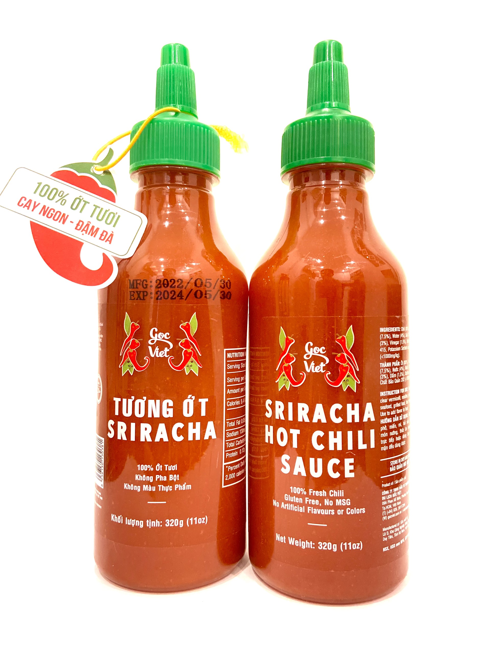 Tương ớt Sriracha GỐC VIỆT  (510g)