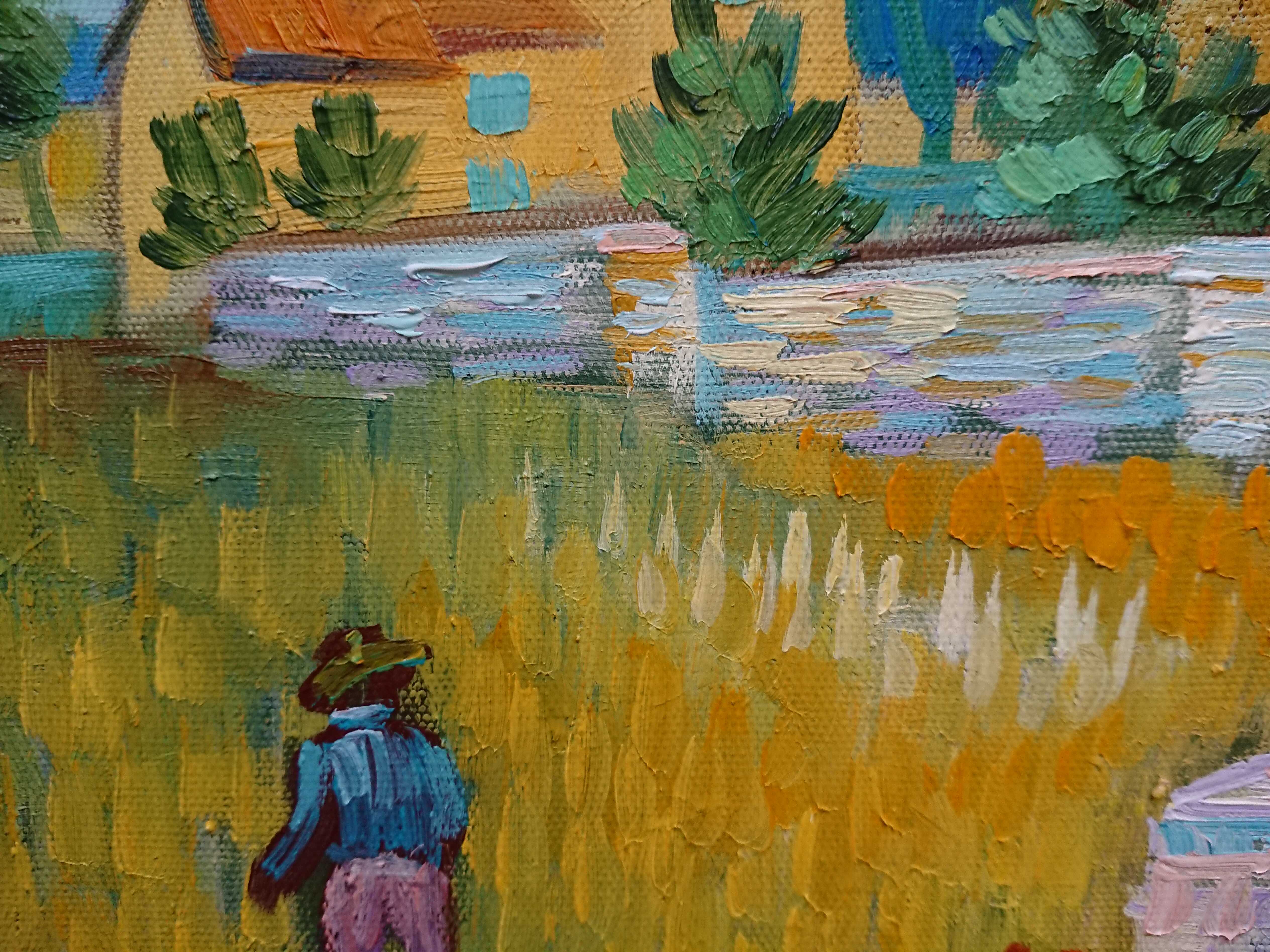 Tranh Sơn Dầu Vẽ Tay 30x40cm - Nông Trại