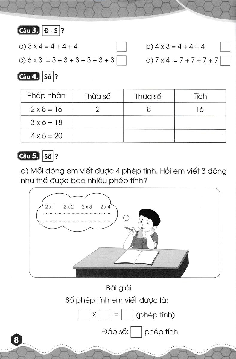 Sách - 45 Đề Ôn Luyện Và Kiểm Tra Toán 2 - Tập 2