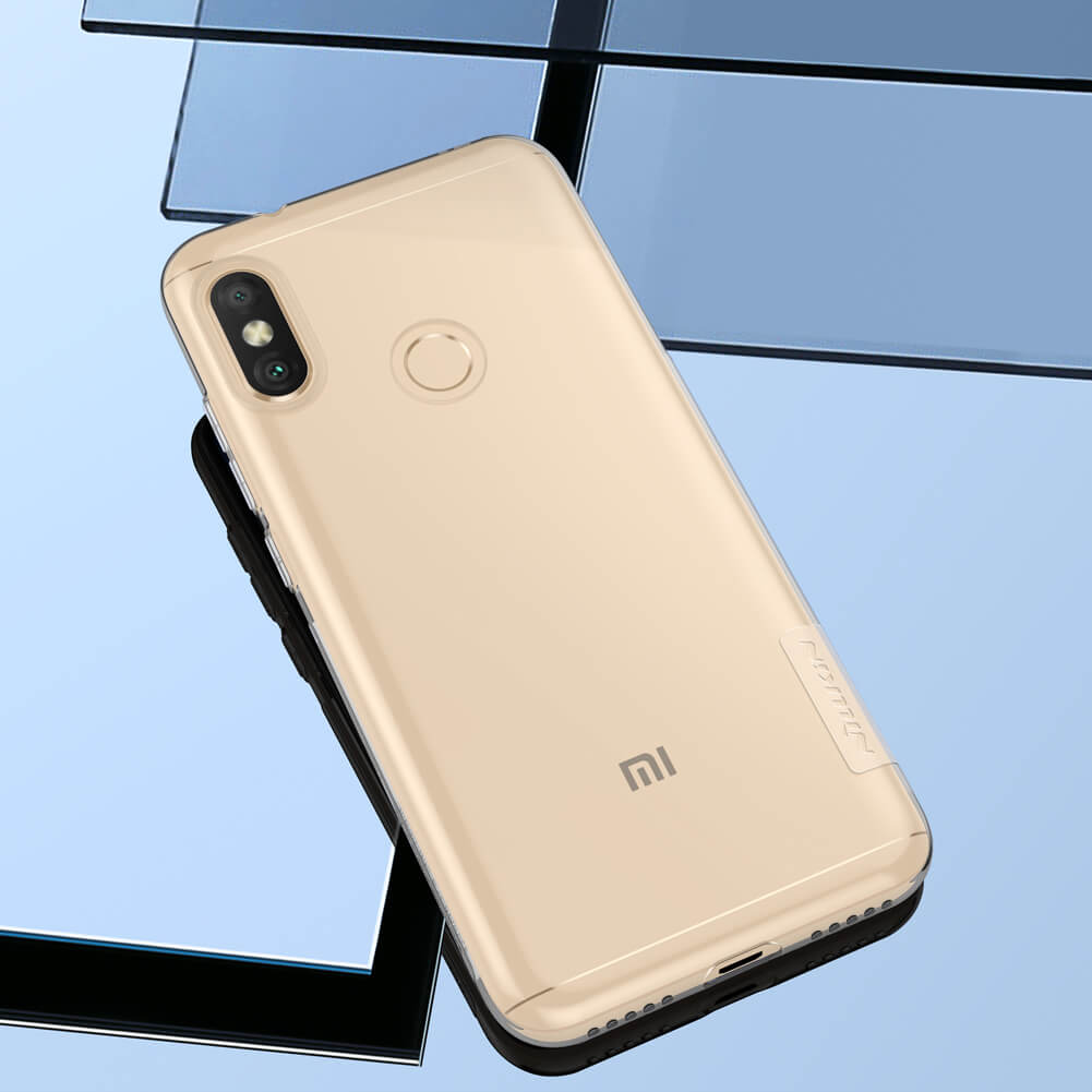 Ốp lưng dẻo trong suốt chính hãng Nillkin Nature cho Xiaomi Redmi 6 Pro