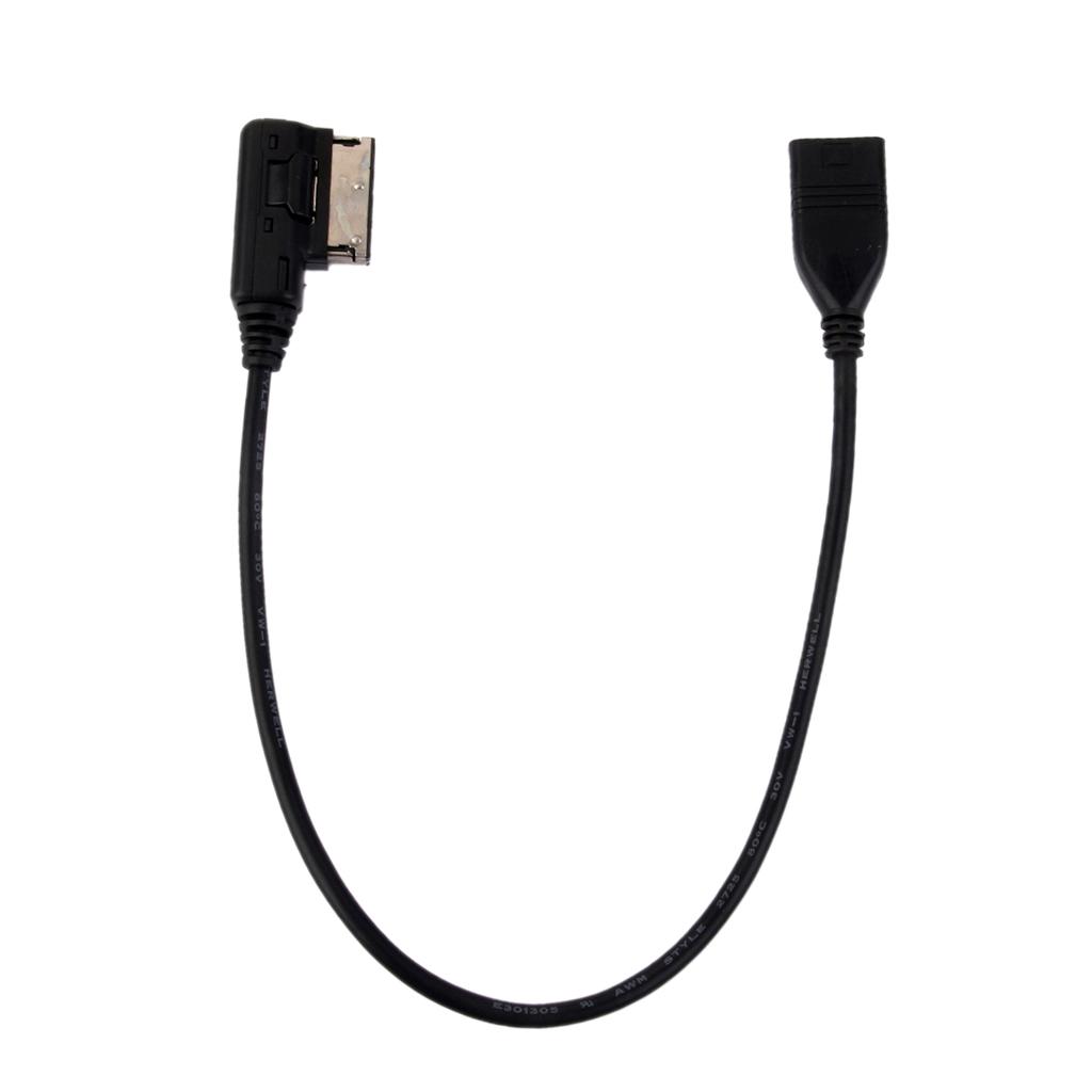 Music AMI MMI MDI to USB Adapter Cable for Audi A3 A4 Q5 Q7 2009+ VW CC GTI