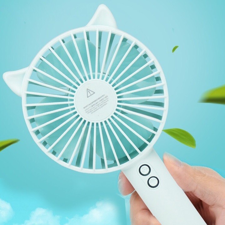 QUẠT MINI N10 HANDY FAN 3IN1 CÓ KHE ĐỞ ĐIỆN THOẠI, ĐÈN, PIN SẠC RỜI, NHỎ GỌN TIỆN LỢI, DỄ SỬ DỤNG VÀ MANG ĐI - lk1984 - giao ngẫu nhiên