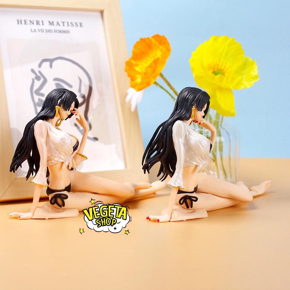 Mô hình One Piece - Boa Hancock sexy quyến rũ xinh đẹp dễ thương tạo dáng ngồi - Dài 17.5cm Cao 11cm