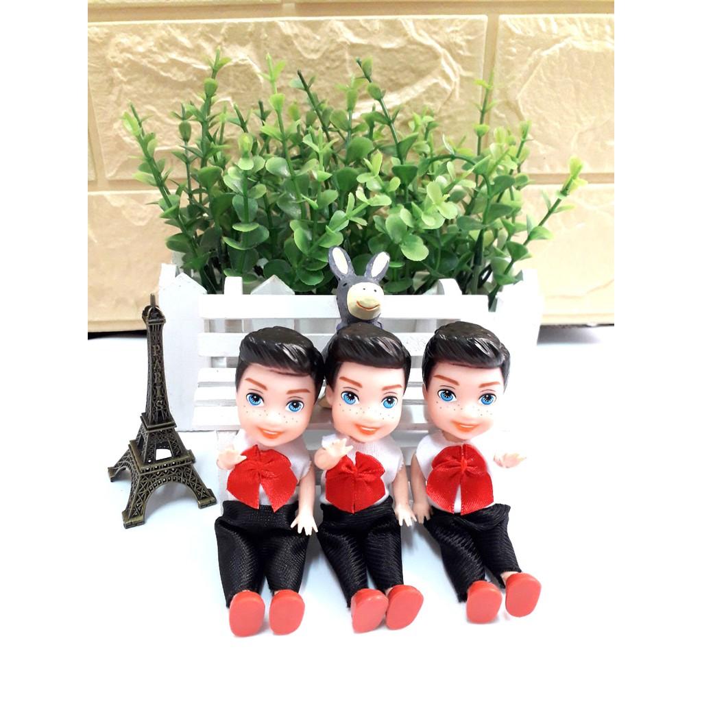 Combo 03 Búp Bê ChiBi Hoàng Tử Nhí Đẹp Trai 11cm