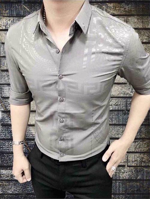 Áo Sơ Mi Nam Lụa 8