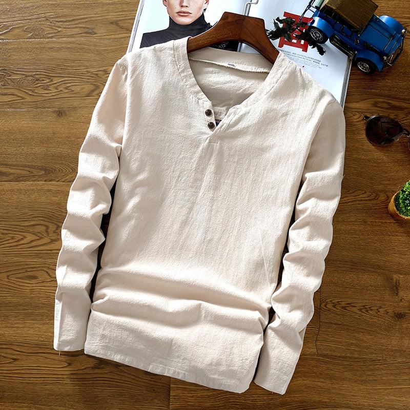 Áo nam - chất liệu đũi, kiểu dáng BASIC cho các MEN