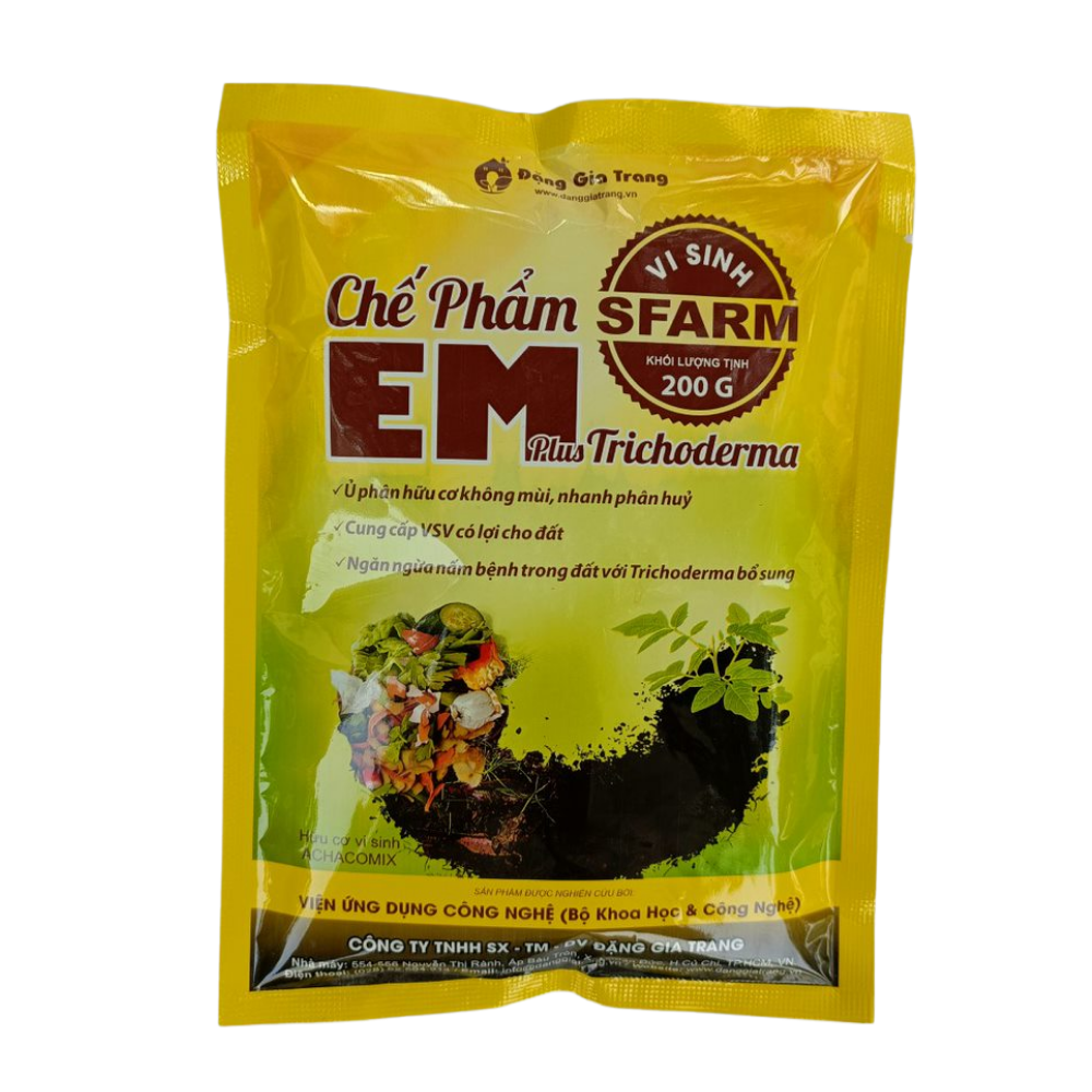 Chế Phẩm Vi Sinh EM EMUNIV Plus Trichoderma Sfarm 200g