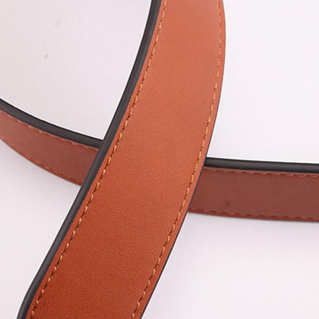 4cm Wide PU Leather Bag Strap Replacement Tote Crossbody Shoulder Handbag Handle DIY Craft Handmade Purse Making Repair 4 Gear Adjustment Band
