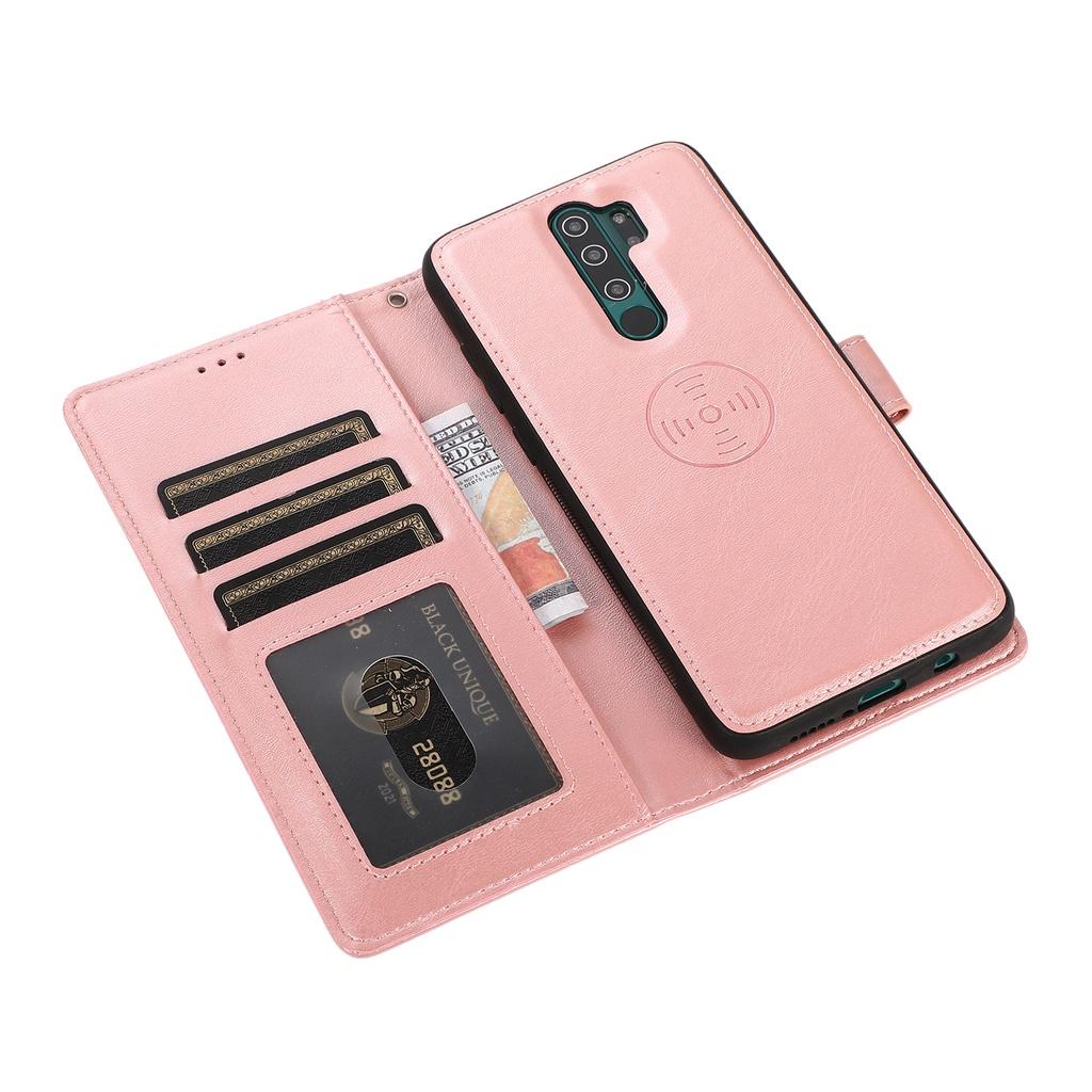 Ốp điện thoại TPU da hai trong một cho Xiaomi Redmi Note 8 Pro Redmi Note 9 Pro Max Redmi Note 9S Redmi 9C Redmi 9A