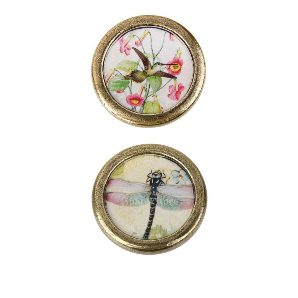 2 Pieces Pastoral Cabinet Door Drawer Handle Pull Knobs Furniture Hardware