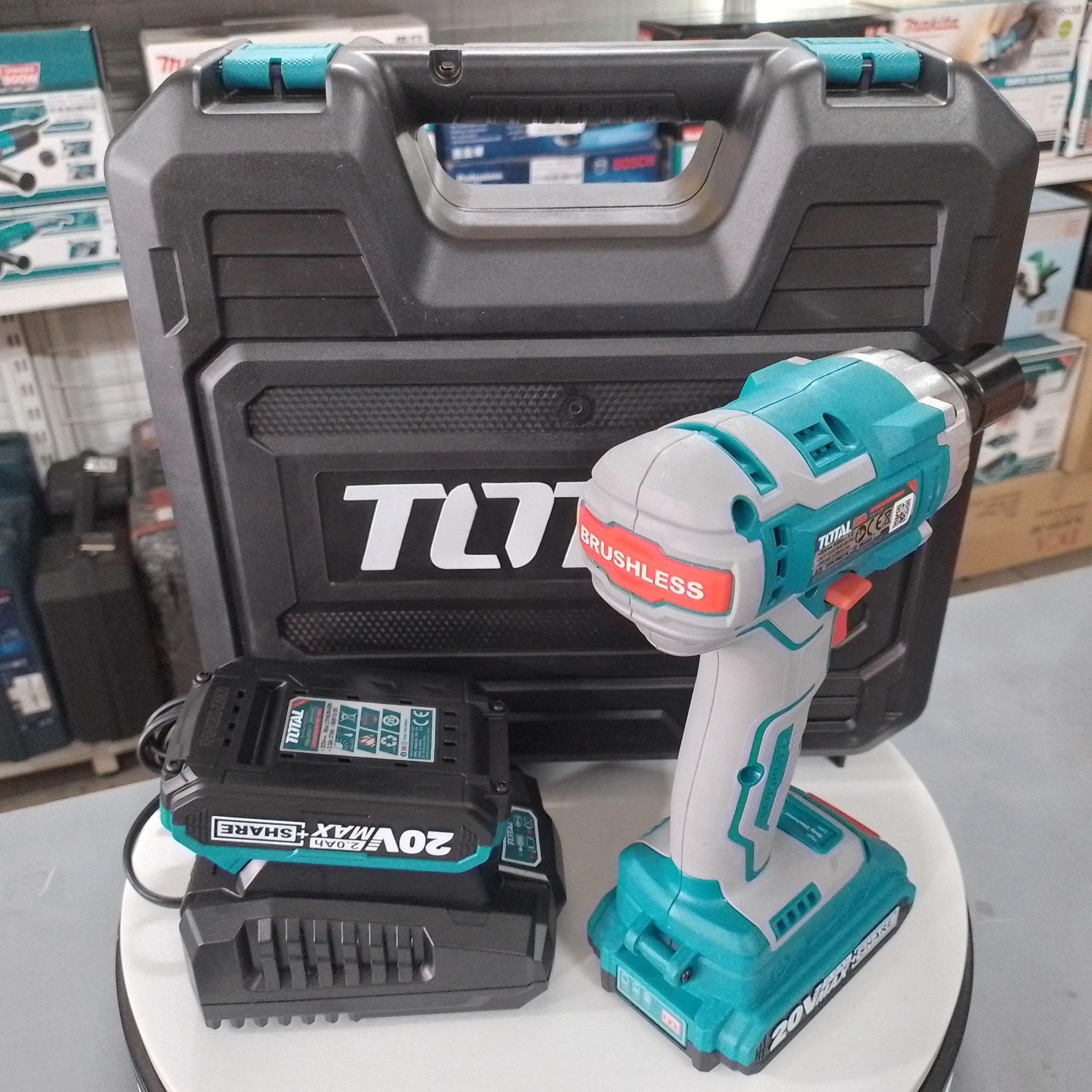 MÁY SIẾT BULOONG DÙNG PIN 20V TOTAL TIWLI2038 - HÀNG CHÍNH HÃNG