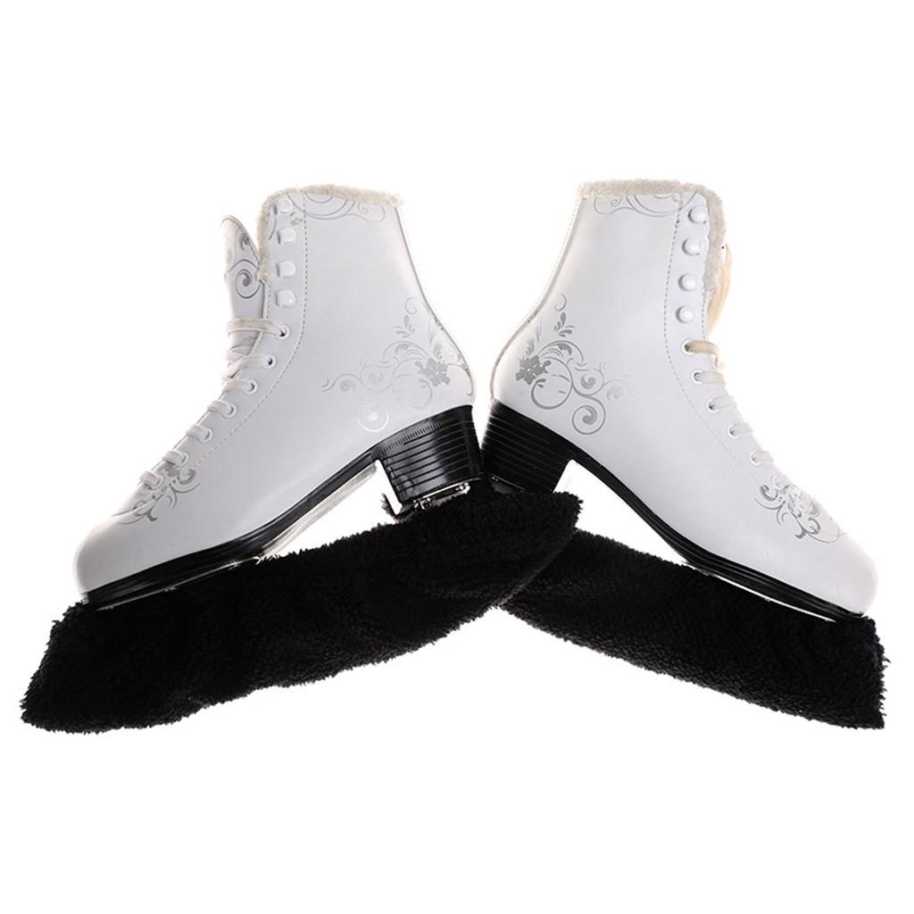 1 Pair Ice Hockey Figure Skate Blade Cover Soaker Guard Protector for Ice Skating