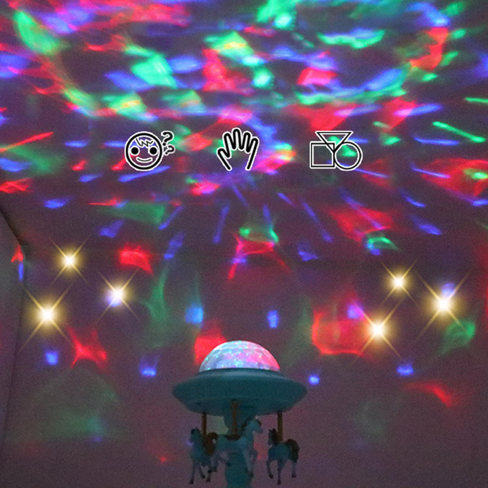 Music Box  Night Light for Children's Day Birthday Gift Ornament Office