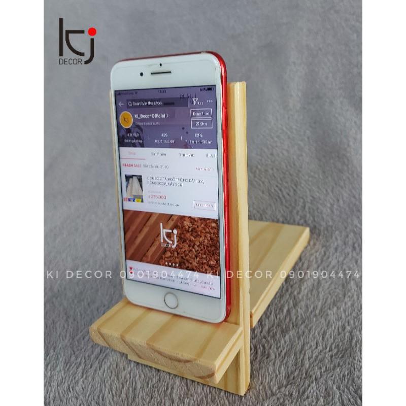 - GIÁ ĐỠ ĐIỆN THOẠI THÔNG MINH BẰNG GỖ