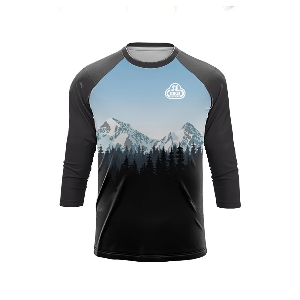 Enduro Xe Đạp Jersey Cảo Tháo Đua Xe Đạp Áo MTB Người Xuống Dốc DH Tay Dài Đi Xe Đạp Quần Áo Color: D Size: XXS