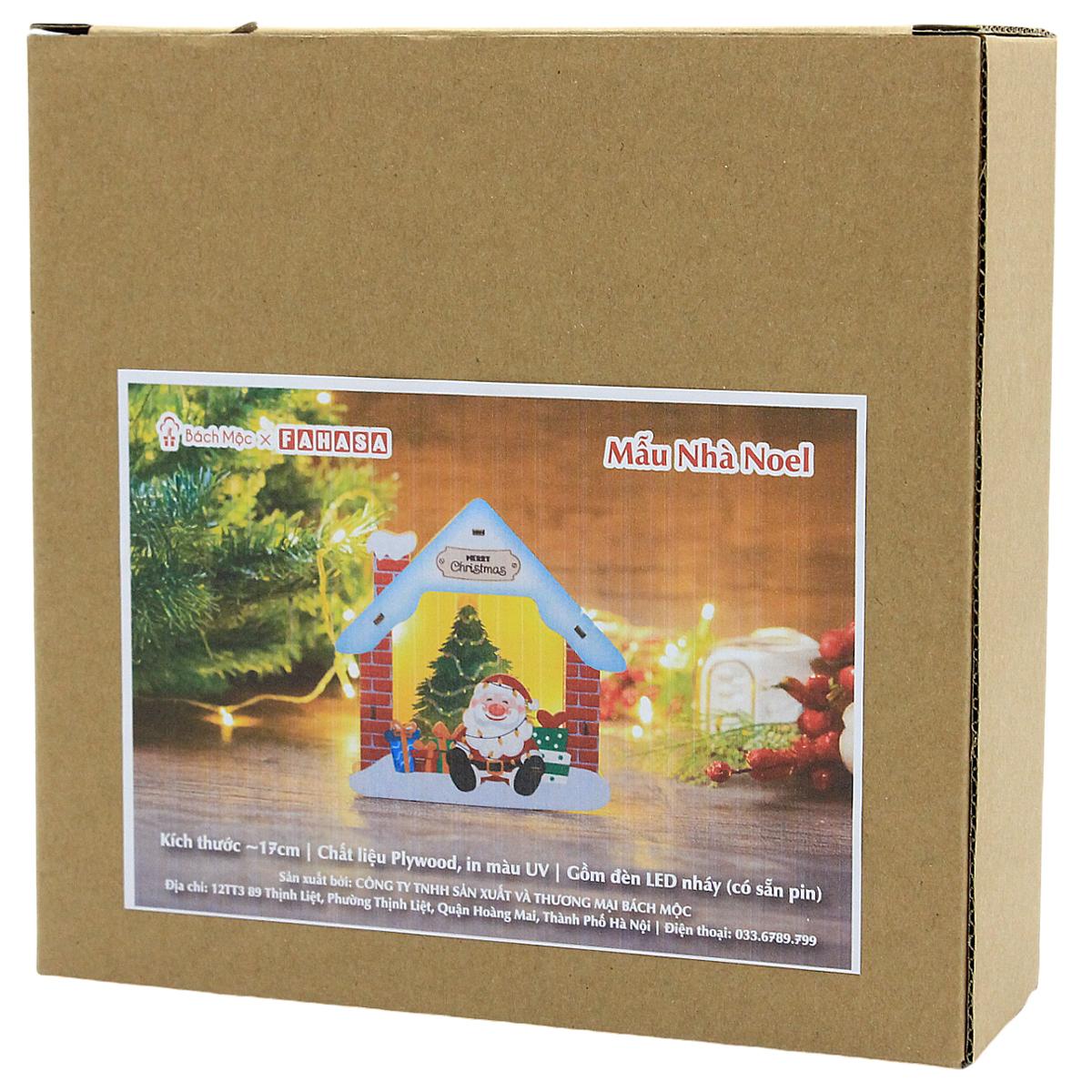 Đèn Gỗ Trang Trí Giáng Sinh - Bách Mộc - Ngôi Nhà Ông Già Noel