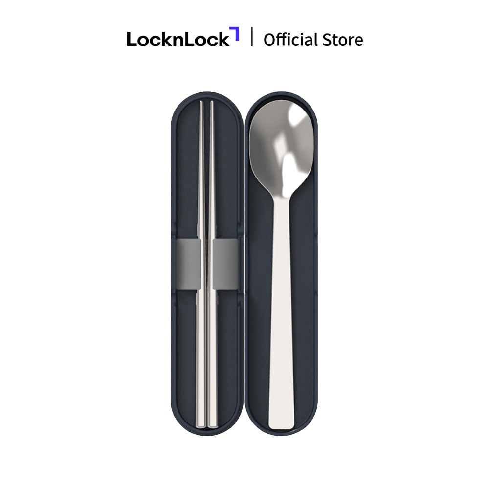 Bộ muỗng đũa Lock&amp;Lock bằng inox 304 thép không gỉ - HPL105 - Hàng Chính Hãng - JoyMall
