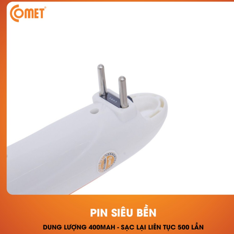 Đèn Pin Sạc Tích Điện LED Comet CRT453 2W Đa Năng Đèn Pin Cầm Tay Siêu Sáng 4h liên tục