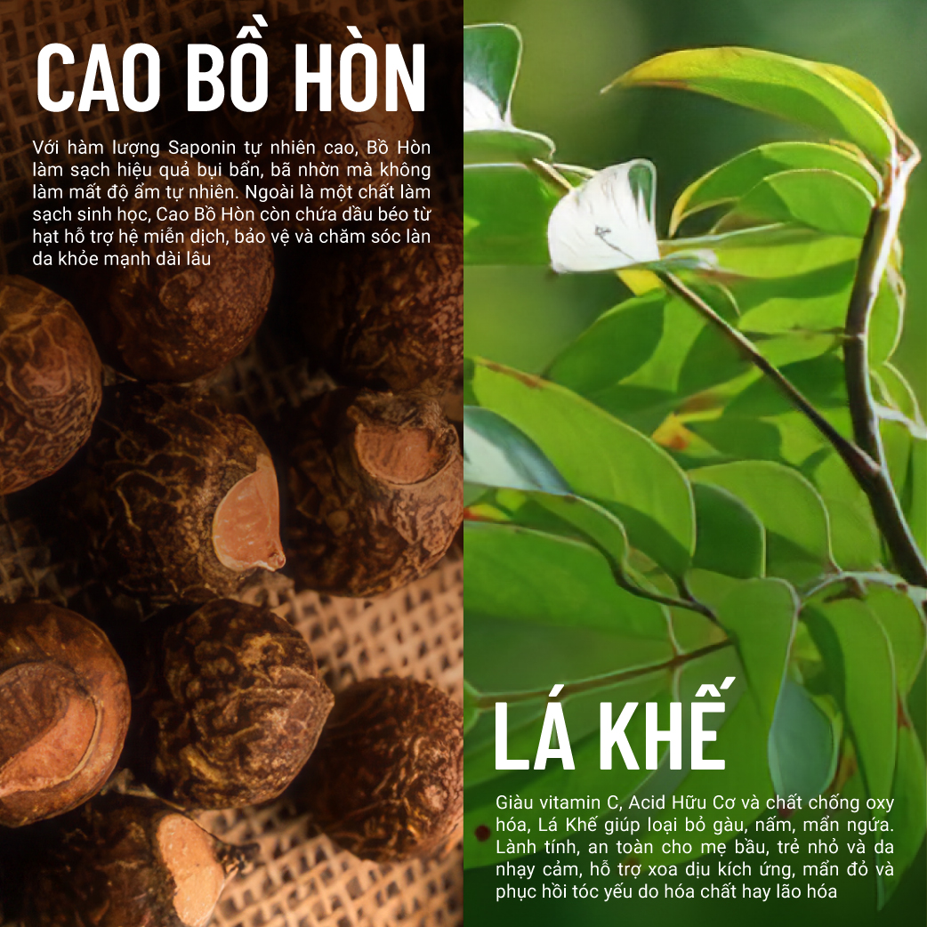 Kem Ủ Xả Lá Khế Bồ Hòn Heebee's Suôn Mượt, Chắc Khỏe, Bồng Bềnh 168 Gram