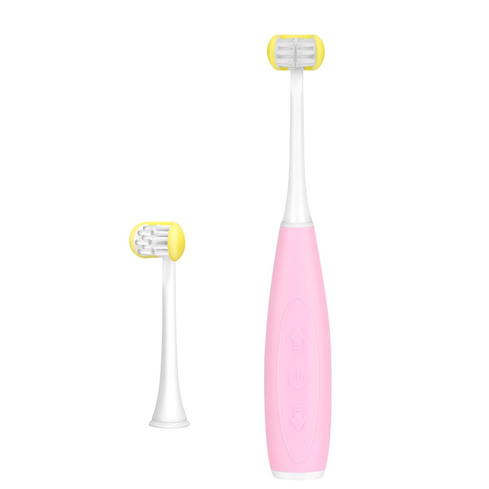 Bàn chải đánh răng điện cho trẻ em với bàn chải mềm 3d 3 chế độ đánh răng 2 phút hẹn giờ có thể sạc lại