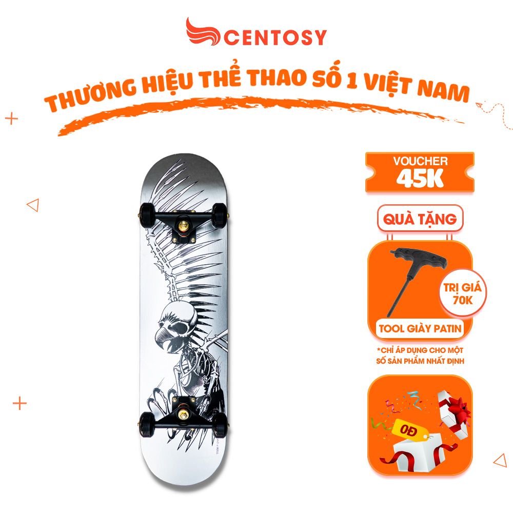 Ván Trượt Người Lớn Centosy 3108 GD - In Hình Phong Cách, Mặt Nhám Chống Trơn