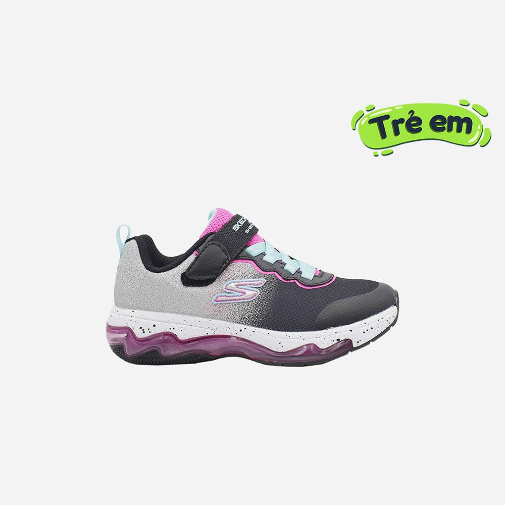 Giày thể thao bé gái Skechers Air Fusion - 302383L-BKHP