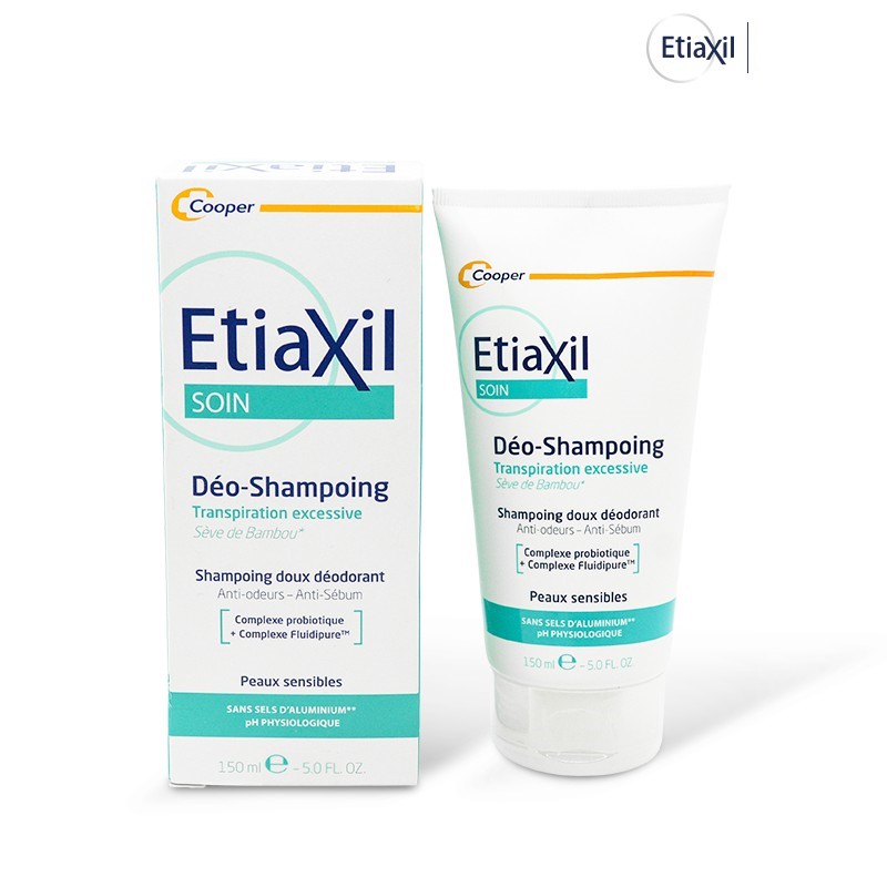 Dầu Gội Đầu Etiaxil Làm Sạch Và Điều Tiết Bã Nhờn - Khử mùi Etiaxil Deo-Douche 24H 150ML