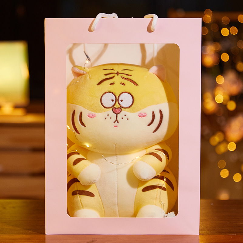 Gấu Bông Con Hổ Ngồi, Cọp Ngồi Chibi Siêu Dễ Thương Đáng Yêu (30cm) Vải Miniso Mềm Mại Êm Ái, Hàng Cao Cấp Loại 1, An Toàn Cho Trẻ Nhỏ