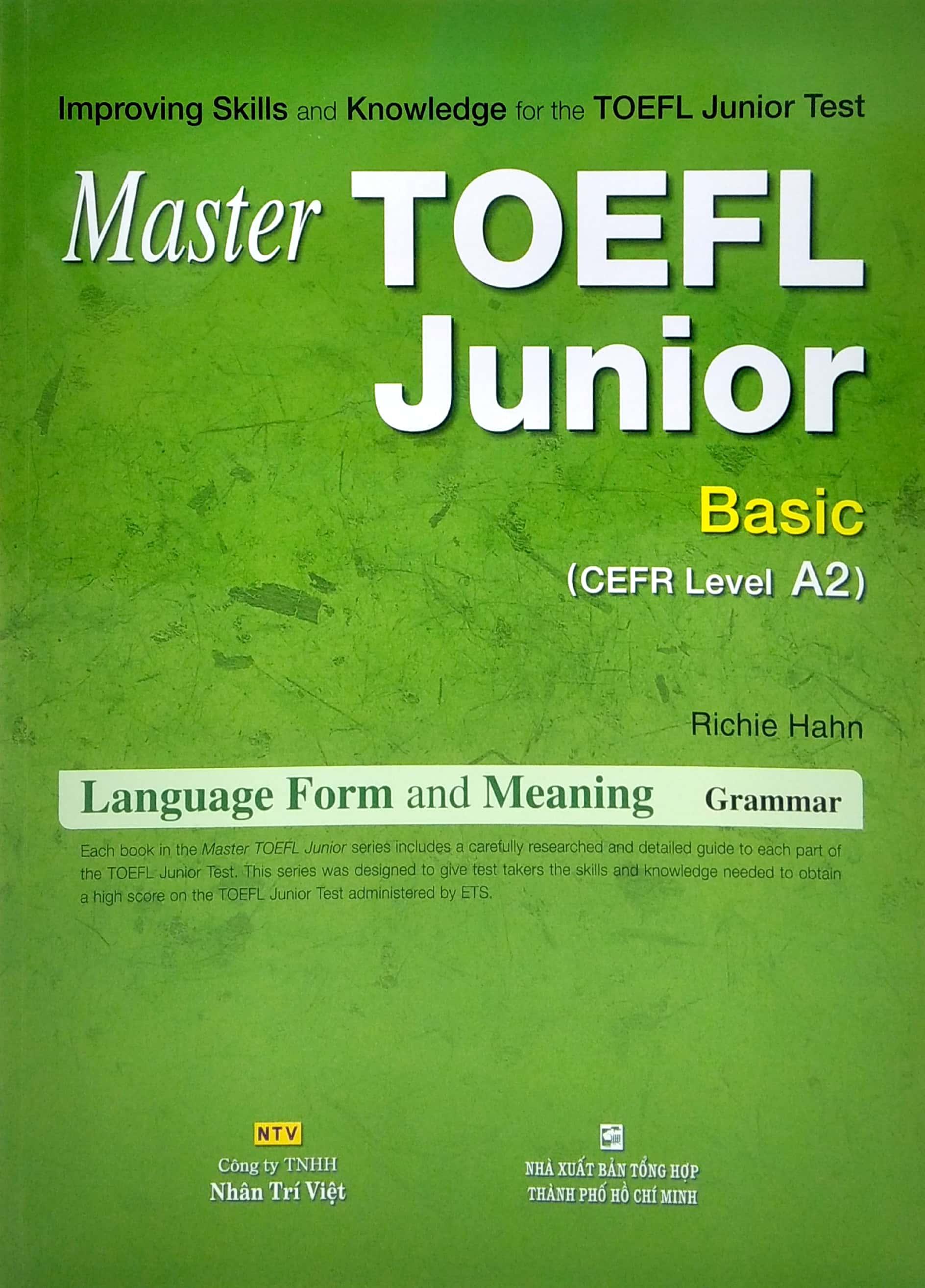 Master Toefl Junior Basic: Language Form &amp; Meaning (Cefr Level A2) - Gramma
