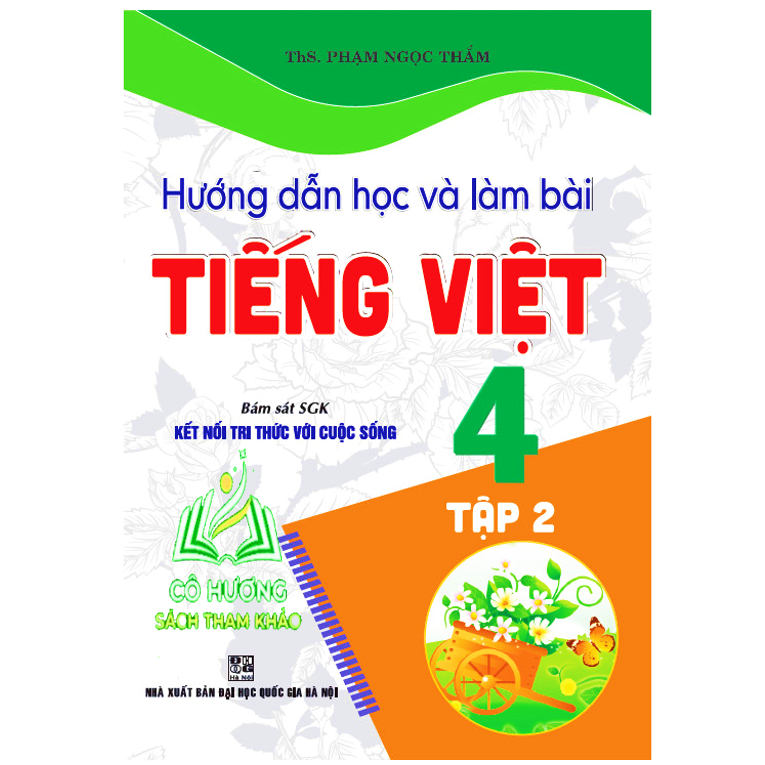 Sách - combo hướng dẫn học và làm bài tiếng việt 4 - tập 1 + 2