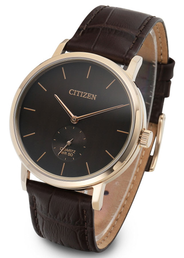 Đồng Hồ Nam Citizen Dây Da BE9173-07X - Mặt Nâu