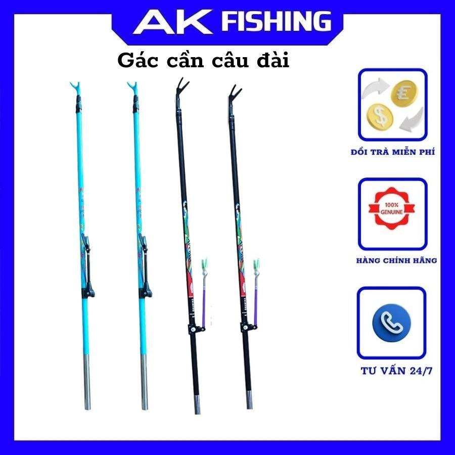 Gác cần câu đài chống cần câu đài PKT-21 carbon cao cấp chất lượng giá rẻ  câu đơn câu tay phụ kiên  AK FISHING