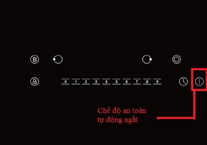 Bếp từ FERROLI ID4000BN mặt kính Schott Ceran, điều khiển số Hàng chính hãng