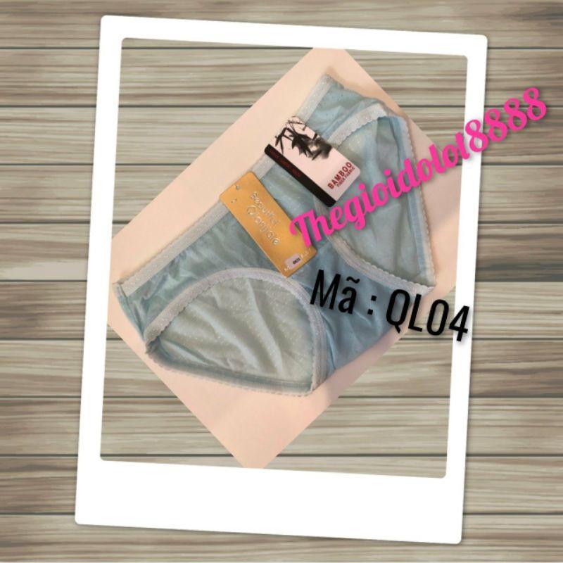 Quần lót ren chất liệu cotton co giãn tốt mã đặt hàng QL04