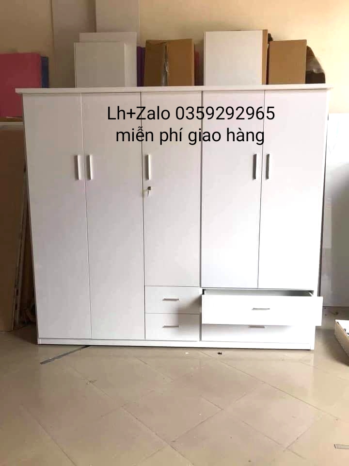 Tủ nhựa đài Loan 5 cánh cửa lùa